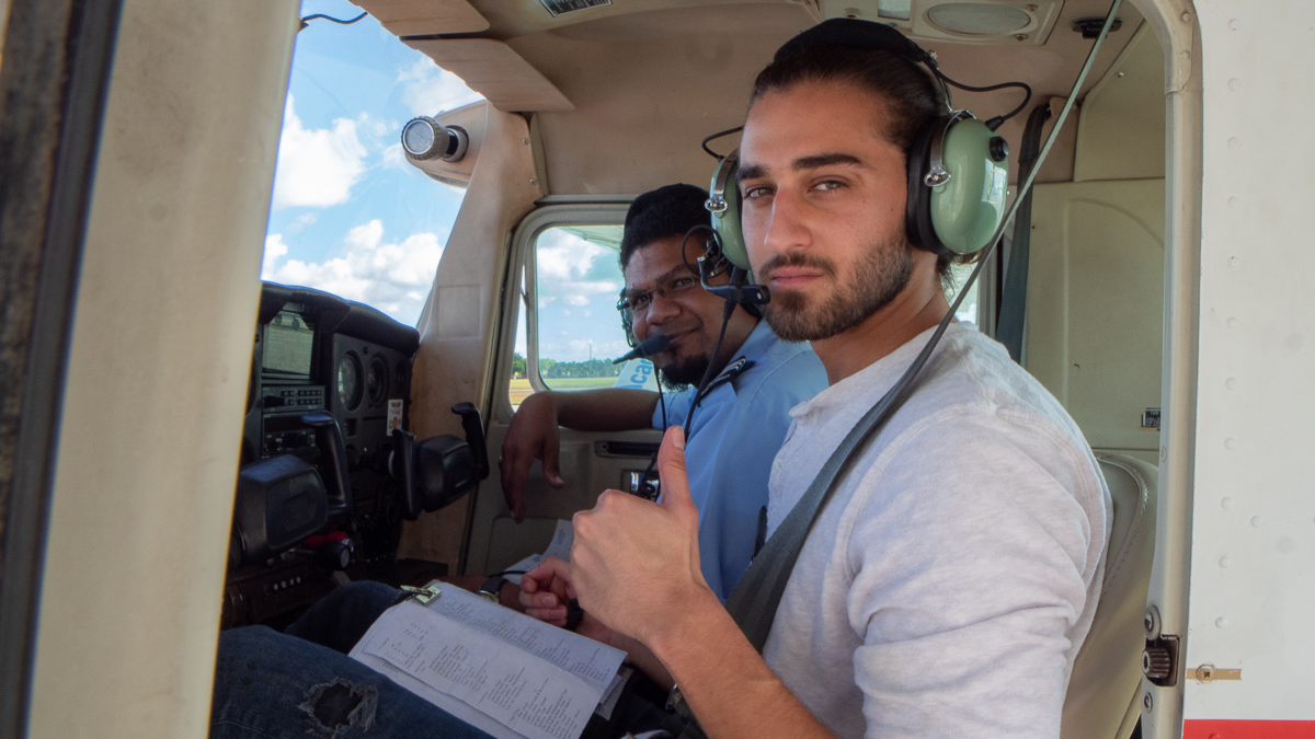 Instructor and student